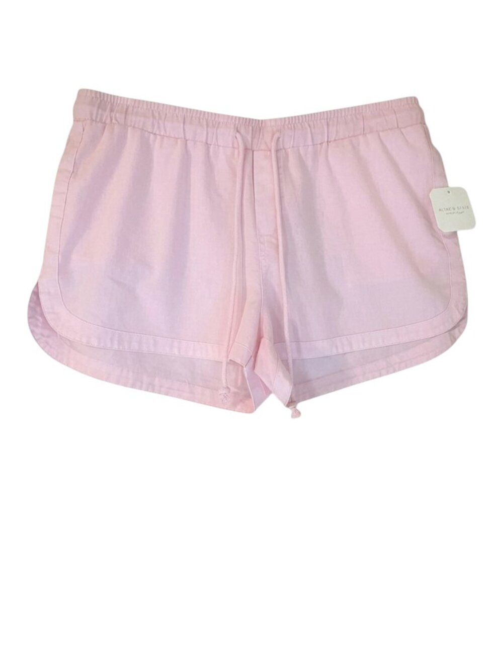 ALTAR'D STATE Pink Dolphin Hem Athleisure Lounge Shorts w/Pockets, Large - NWT
